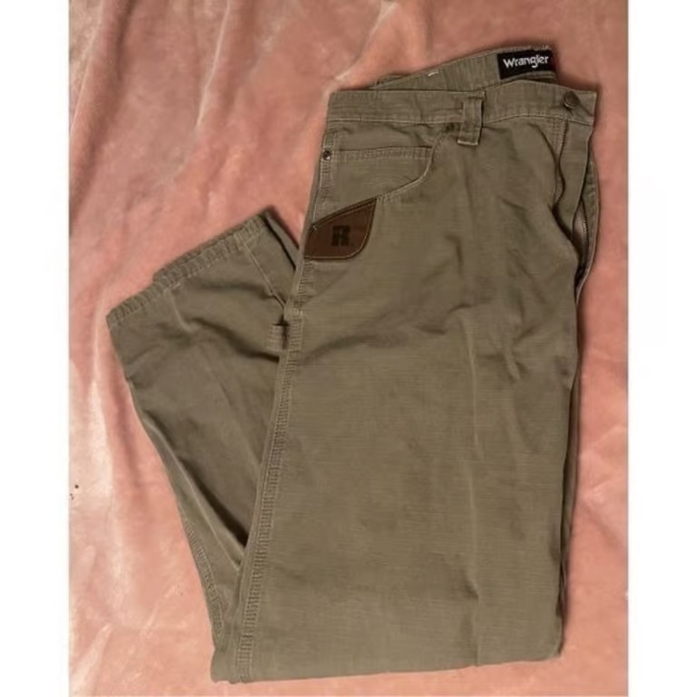Wrangler Beige Riggs Workwear Pants 38x32 3W020BR